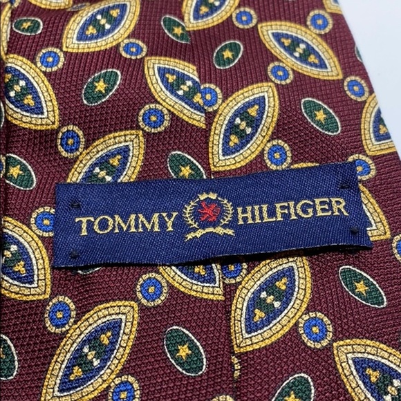 Tommy Hilfiger vintage classy tie red paisley‎ - Picture 2 of 5